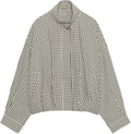 Tearsand Womens Plaid Jacket Bomber Stand Collar Zip Up Coat with Pockets | High Neck, Checkered Patter,Casual Zipper, Long Sleeve Outerwear, Fall Spring Wear